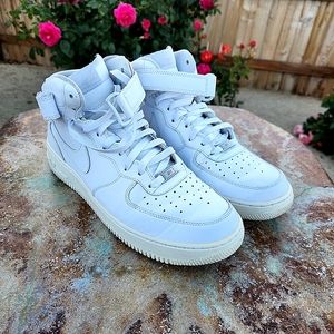 Clean Air Force 1 Mids White